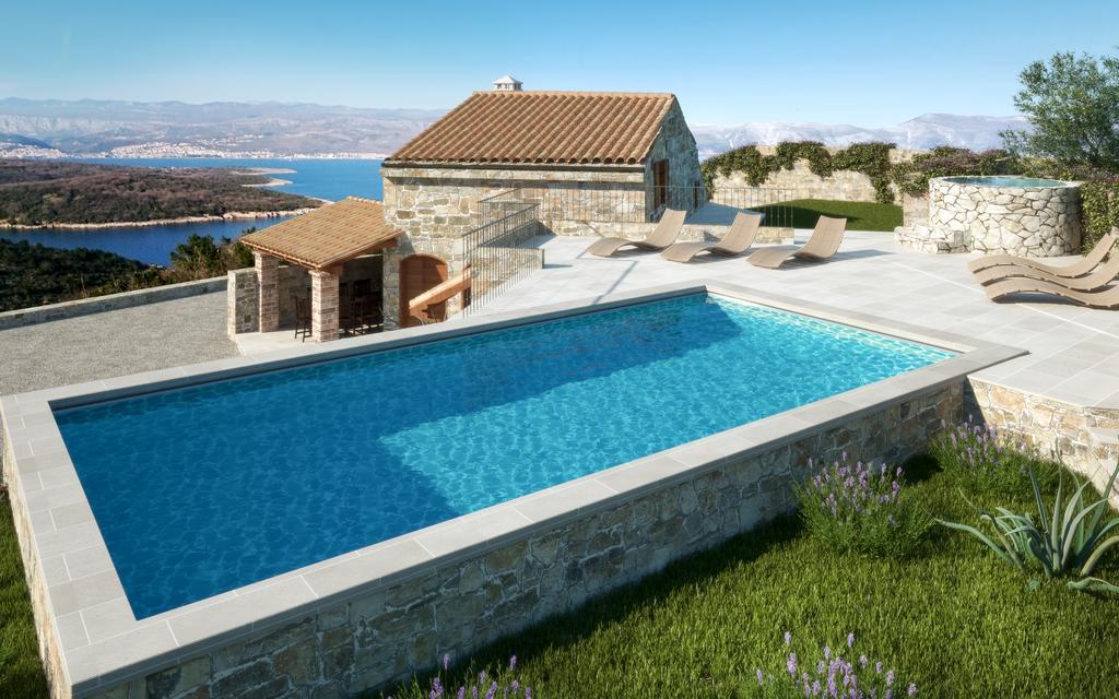 Villa Cima Vrbnik Eksteriør bilde